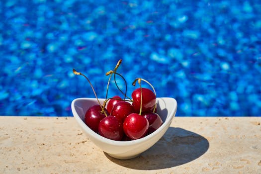 a bowl of fresh summer berries