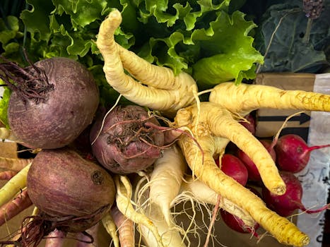 colorful beets and greens