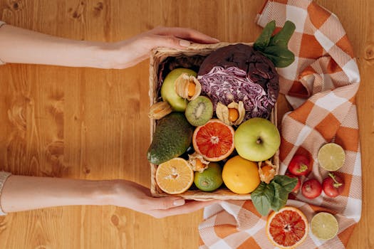 colorful assortment of fruits and vegetables