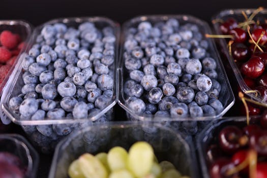 colorful assortment of fresh berries