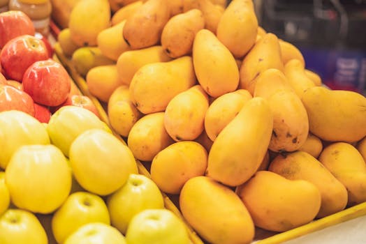 colorful display of superfoods