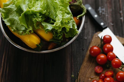 colorful seasonal salad with fresh ingredients