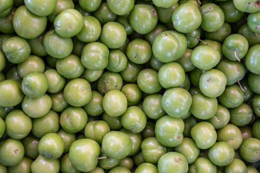 fresh local produce at a farmers market