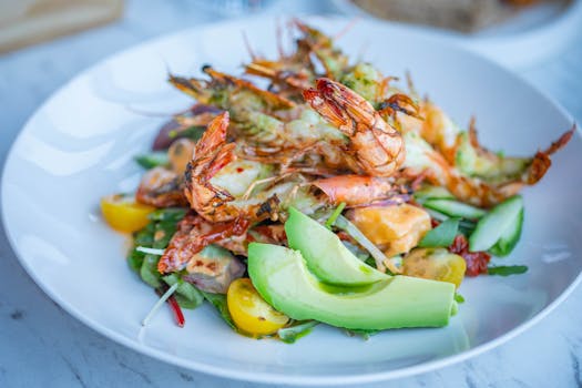 colorful summer salad with tomatoes and berries