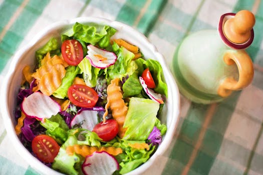 colorful mixed salad