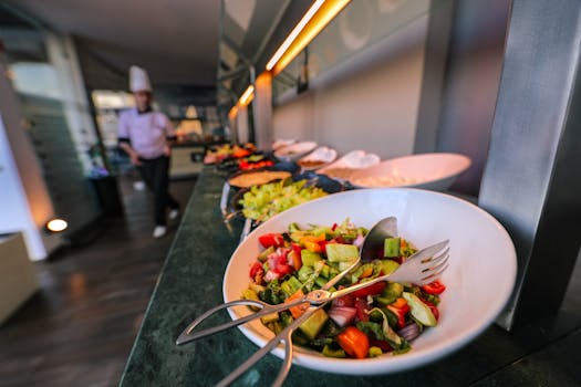 colorful summer salad with tomatoes and cucumbers