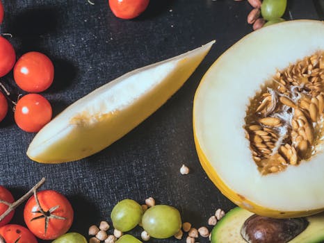 assorted colorful fruits and vegetables