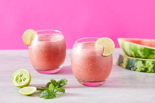 Refreshing summer smoothie