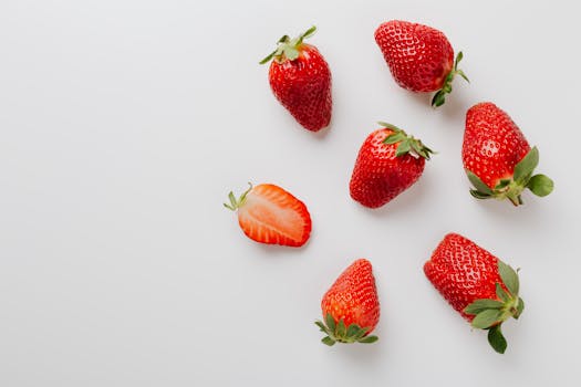 colorful summer berries