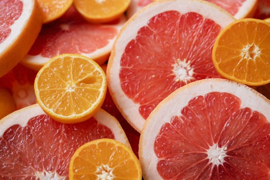 fresh citrus fruits for immunity